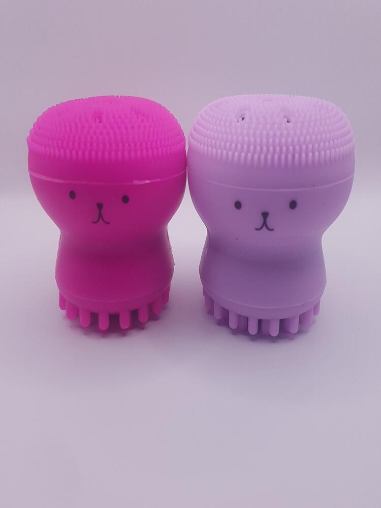 Pulpo exfoliante facial de silicon. - Multicolor - Añade 2