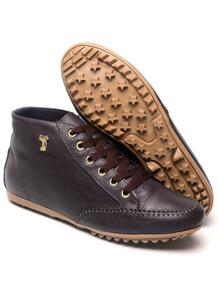 Women Fashion Boots - 咖啡棕 - 查看 2