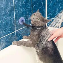 寵物洗澡和刷洗工具,固定人工製品