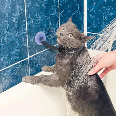 寵物洗澡和刷洗工具,固定人工製品