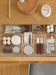 Hộp lưu trữ ngăn kéo rõ ràng 4 chiếc - Trong sáng - Xem 5