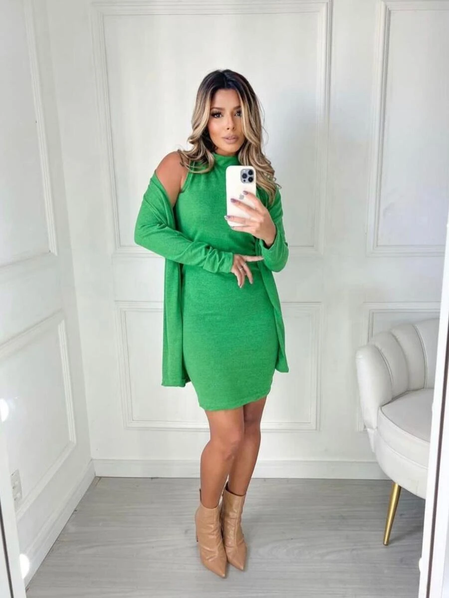 Women Two-piece Outfits - 綠色 - 查看 1