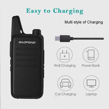 2pcs BAOFENG VT-C2 Adult Walkie Talkies, Mini Dual Band Two-Way Radio, USB-C Rechargeable, With Flashlight - Black - View 8