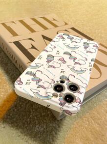 Vỏ điện thoại hoa văn kỳ lân hoạt hình - Nhiều màu - Xem 6