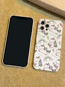 Vỏ điện thoại hoa văn kỳ lân hoạt hình - Nhiều màu - Xem 2