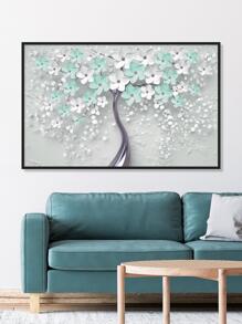 樹圖案無框畫 - 彩色 - 查看 6