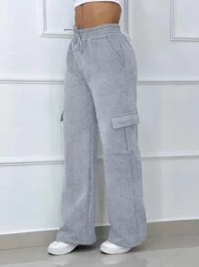 Women Sweatpants - Xám - Xem 7