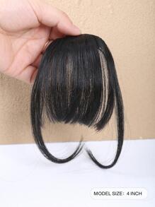 Flecos corto recto sintético pelo - Negro - Ver 3