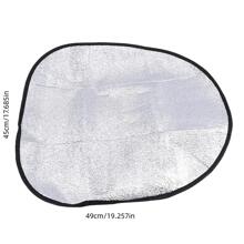 1入組銀車方向盤遮陽板 - 銀色 - 查看 4