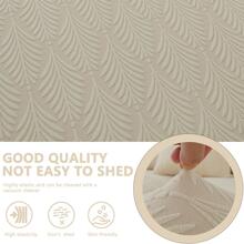 1pc Solid Stretchy Sofa Seat Cover - Beige - View 10