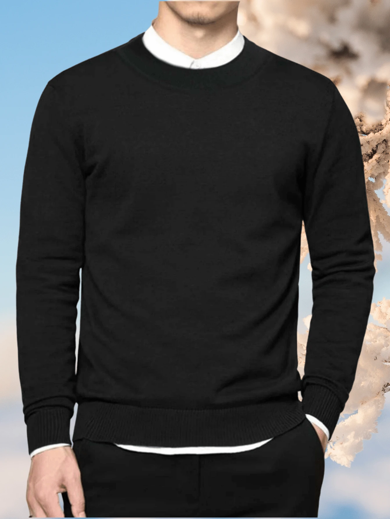 Men Sweaters - Black - View 1
