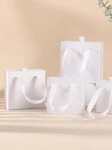 1pc Jewelry Packaging box - White - View 4