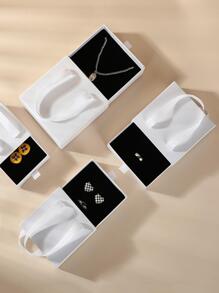 1pc Jewelry Packaging box - White - View 2