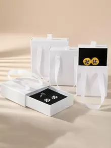 1pc Jewelry Packaging box - White - View 1