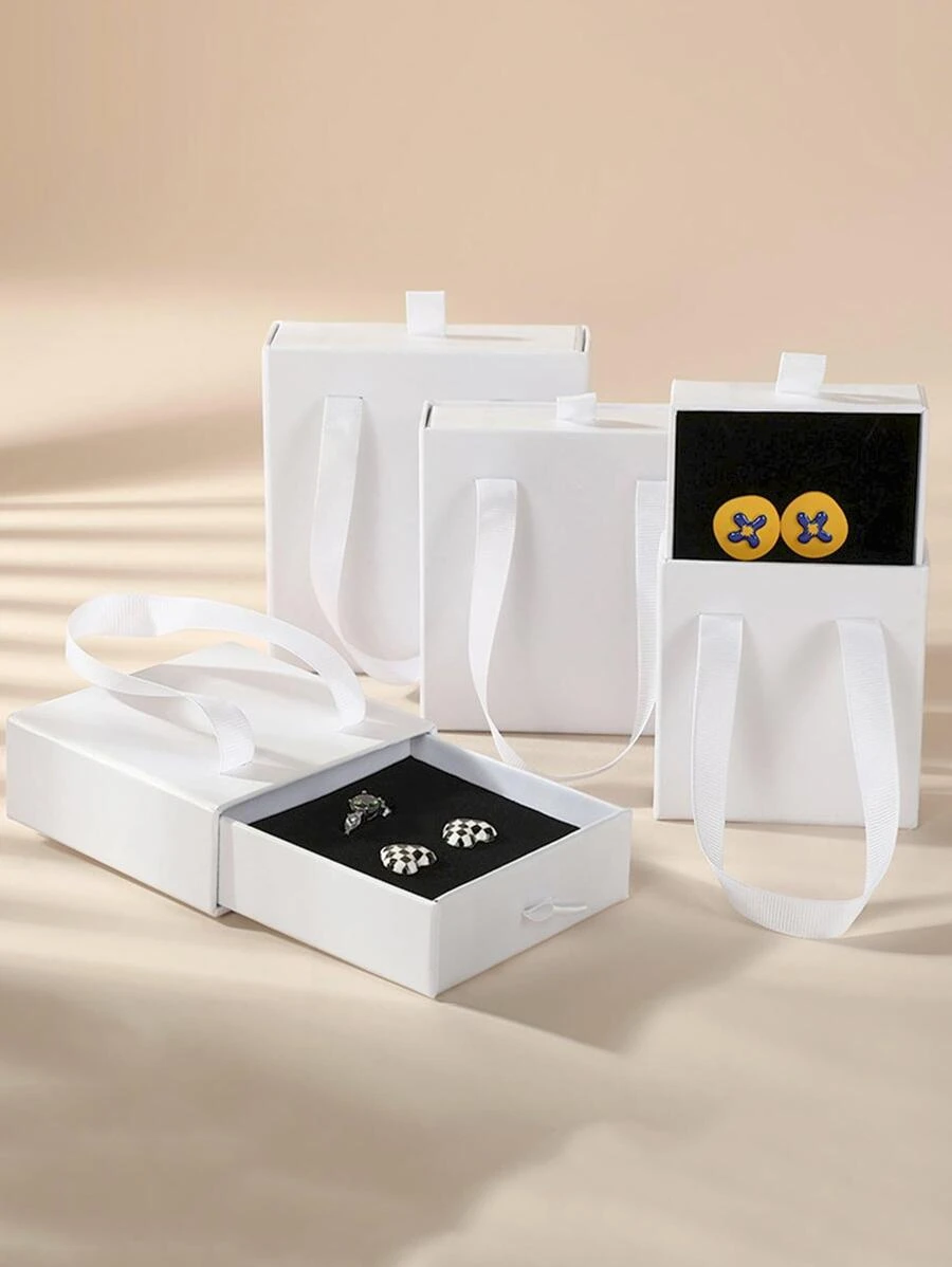 1pc Jewelry Packaging box - White - View 1