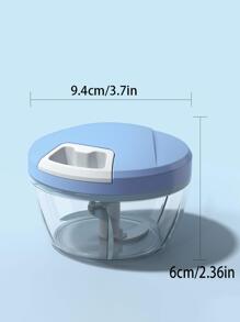 1pc Manual Garlic Press 2-Blade Garlic Mincer Crusher