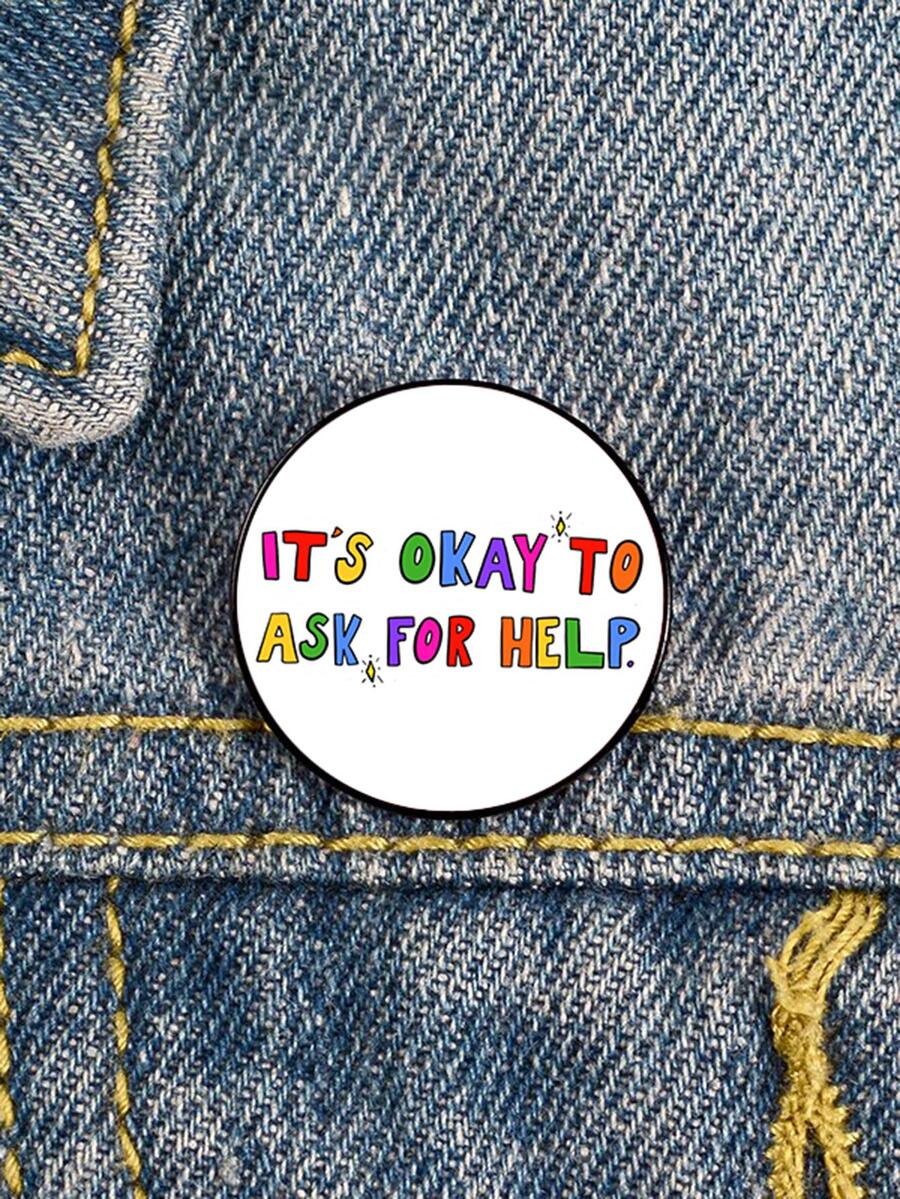 1入組搞笑健康胸針