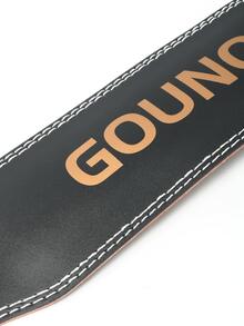 GOUNOD 1 PC Letter Graphic PU Thể Thao Thắt Lưng Huấn Luyện - màu đen - Xem 5