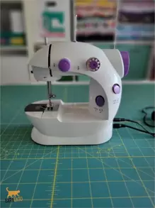 Mini máquina de coser eléctrica automática y portátil, mini sewing machine. maquina de cocer para principiantes - Multicolor - Ver 3