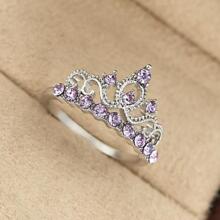 1 pieza Anillo de corona lujoso y elegante, adecuado para uso diario, fiesta, celebración, regalo de vacaciones