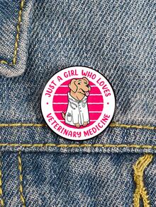 1入組搞笑健康胸針 - XZ5656 - 查看 1