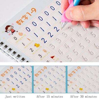 Trẻ Em Đầu Đồ Chơi Học Tập 16 Mặt Có Thể Tái Sử Dụng Copybook Số Bài Tập Giá Rẻ Bút Đồ Chơi Giáo Dục