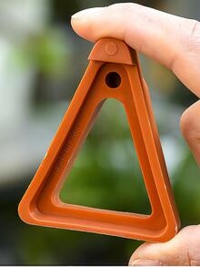 5pcs Plastic Plant Pot Feet Riser - Red - View 4