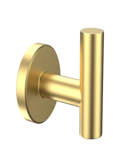 1 stk/2 stks Matte Messing Handdoek Haak Voor Muur Modern Goud Handdoek Haak Jas Haken Badjassen Haken SUS304 Roestvrij Staal Badkamerhanddoek Haken