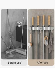 1pc Multifunction Mop Holder,Bag,Organizer,Storage,Kitchen