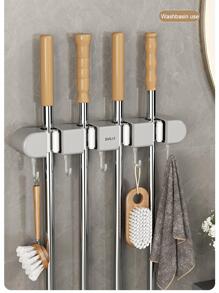 1pc Multifunction Mop Holder,Bag,Organizer,Storage,Kitchen