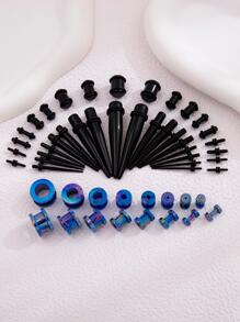 34 piezas / Set Expansores de oreja - Multicolor - Ver 1