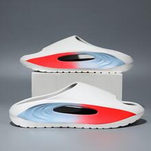 Men's Summer Breathable Slippers Outdoor Beach Flip-flops For Men - Black - View 3