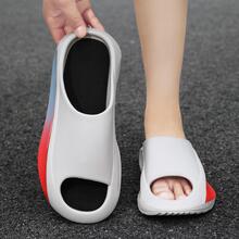 Men's Summer Breathable Slippers Outdoor Beach Flip-flops For Men - Black - View 6