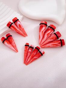 12 piezas / Set Expansores de oreja - Multicolor - Ver 1