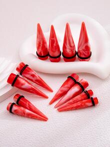 12 piezas / Set Expansores de oreja - Multicolor - Ver 4