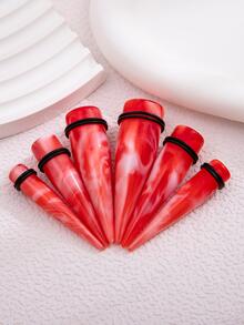 12 piezas / Set Expansores de oreja - Multicolor - Ver 7