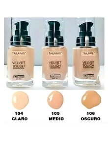 Base De Maquillaje Tailaimei Velvet Touch Alta Cobertura - 106 Natural Buff - Ver 2