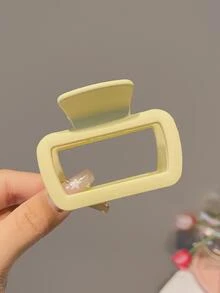 4入組素色矩形髮爪 - 彩色 - 查看 7