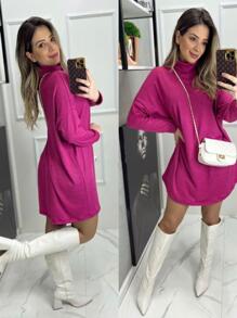Women Dresses - 玫紅色 - 查看 2