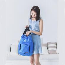 1入組游泳包濕和乾分離女士便攜泳裝收納袋防水包 - 藍色 - 查看 5