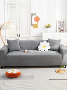 1 Vỏ Bọc Ghế Sofa Jacquard Hình Học Với 1 Vỏ Đệm Mà Không Cần Chất Độn - Màu xám đen - Xem 4