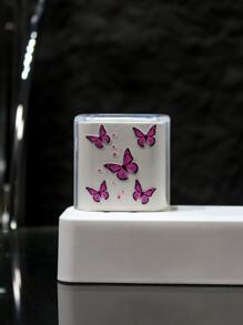 5入組蝴蝶樣式數據線保護套和充電器頭套 - 彩色 - 查看 3