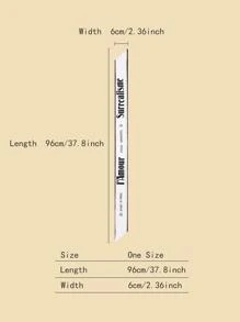 字母圖案圍巾 - 彩色 - 查看 4