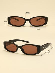 Kids Cat Eye Frame Fashion Glasses - Black - View 3