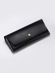 Kids Cat Eye Frame Fashion Glasses - Black - View 5