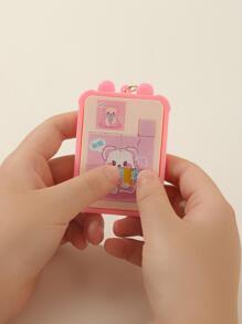 Móc khóa đồ họa hoạt hình - Hồng - Xem 4