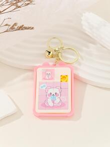 Móc khóa đồ họa hoạt hình - Hồng - Xem 2