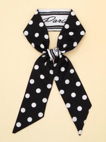 Khăn quàng cổ in họa tiết chấm bi - Nhiều màu - Xem 1