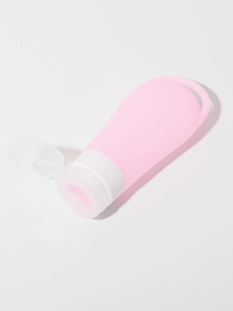 1 יחידה 90 מ"ל בקבוק תחליב סיליקון, מיכל אחסון קוסמטי נייד מסוג סחיטה - ורוד - ראה 3