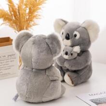 1入組考拉設計毛絨玩具 - 灰色 - 查看 3